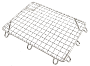 stainless steel cake rack style hand immobiliser for surgery